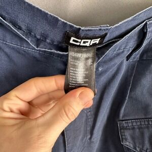 CQR Men's Blue Cargo Pants 34 W X 36 L